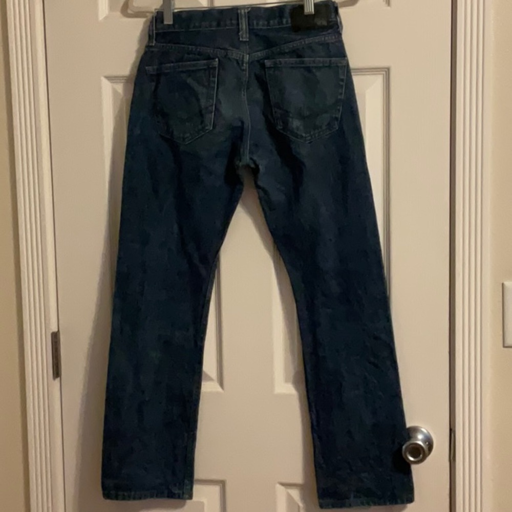 Bullhead young men’s jeans bundle. 2 blue jeans 100 percent cotton, 1 tan jeans - Picture 4 of 16